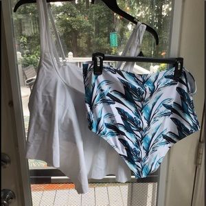 NWT ladies SouqFone plus size swimsuit